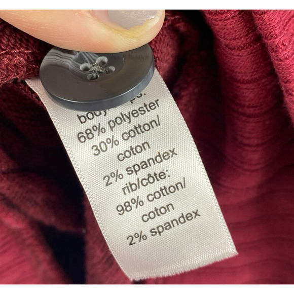 Maurices Oversize Grandpa Cardigan Sweater Houndstooth Dk Academia Old Money 2X - Picture 8 of 10